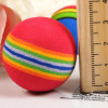 Popular Puppy Dog And Cat Toys Chew Q Rainbow Ball Toys For Cat Pet Products Pet Dog Toys