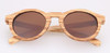POP AGE Polarized Glasses Mens Sunglasses Round Eyewear Retro Sunglasses Round Sun Glasses Lunette Sunglasses Wood Men Vintage