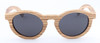 POP AGE Polarized Glasses Mens Sunglasses Round Eyewear Retro Sunglasses Round Sun Glasses Lunette Sunglasses Wood Men Vintage