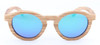 POP AGE Polarized Glasses Mens Sunglasses Round Eyewear Retro Sunglasses Round Sun Glasses Lunette Sunglasses Wood Men Vintage