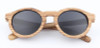 POP AGE Polarized Glasses Mens Sunglasses Round Eyewear Retro Sunglasses Round Sun Glasses Lunette Sunglasses Wood Men Vintage