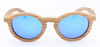 POP AGE Polarized Glasses Mens Sunglasses Round Eyewear Retro Sunglasses Round Sun Glasses Lunette Sunglasses Wood Men Vintage