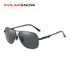 POLARSNOW 2017 Square Sunglasses Metal Frame Men Goggle Polarized Sun Glasses Brand Designer Safe Driving Eyewear Male Oculos
