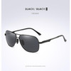 POLARSNOW 2017 Square Sunglasses Metal Frame Men Goggle Polarized Sun Glasses Brand Designer Safe Driving Eyewear Male Oculos