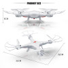 Original Syma X5A Drone 2.4G 4CH RC Helicopter Quadcopter with No Camera, Aircraft Dron for Novice Ship from Russia