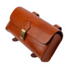 Vintage bicycle leather bag cycling bags saddle pouch tail pannier