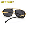 OLD WOLF 2017 Fashion Square Men Sunglasses Women Luxury Brand Designer Sun Glasses Male Driving Superstar Maches Female Shades