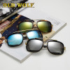 OLD WOLF 2017 Fashion Square Men Sunglasses Women Luxury Brand Designer Sun Glasses Male Driving Superstar Maches Female Shades