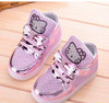 KKABBYII New Baby Girls LED Light Shoes Anti-Slip Sports Kids Sneakers Children's Hello Kitty Chaussure Enfant Size 21-30