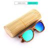 KITHDIA Natural Wooden Sunglasses Bamboo Brand Sun Glasses Vintage Wood Case Beach Polarized Sunglasses for Driving gafas de sol