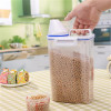 Kitchen Storage Organizer 4L Grain Storage Container Rice Holder Box Cereal Bean Container Sealed Box With Measuring Cup