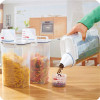Kitchen Storage Organizer 4L Grain Storage Container Rice Holder Box Cereal Bean Container Sealed Box With Measuring Cup