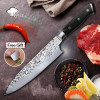 Kitchen Chef Knife 8 inch Sushi Knives Kitchen 7Cr17 440c High Carbon Stainless Steel Blade Japanese Santoku Knife Pakka Wood