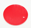 Kitchen Accessories 18cm Round Silicone Non-slip Heat Resistant Mat Coaster Cushion Placemat Pot Holder