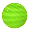 Kitchen Accessories 18cm Round Silicone Non-slip Heat Resistant Mat Coaster Cushion Placemat Pot Holder