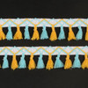 2 Yard/Lot Pom Pom Tassel 45mm Pompoms Trim Ball Fringe Ribbon Apparel Lace Fabric Cord DIY Sewing Accessory