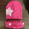 2 Piece/ Set Hat Scarf Gloves Baby Winter Cap Star Beanie Warm Hats for Children Neck Warmer Photography Props