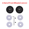 2 Pieces BBZ Pram Yoyo Baby Strollers Front Wheels Pushchair Back Rubber Wheel Kids Yoya Pram Stroller Accessories for Carriage