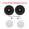 2 Pieces BBZ Pram Yoyo Baby Strollers Front Wheels Pushchair Back Rubber Wheel Kids Yoya Pram Stroller Accessories for Carriage