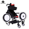 2 Pieces BBZ Pram Yoyo Baby Strollers Front Wheels Pushchair Back Rubber Wheel Kids Yoya Pram Stroller Accessories for Carriage