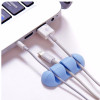 2 Pcs Headphone Headset Wire Wrap Cord Winder Organizer Cable Collector Silica Data Line Fixed Storage Folder
