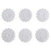 1Set Hand Pressure Moon Cake Cookies Mold DIY Tool With 6 Stamps Mid-autumn Festival forma de ABS para bolo
