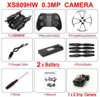 Sale Promotion Time ! RC Drone XS809W XS809HW Mini Foldable Selfie Drone with Wifi FPV 0.3MP 2MP Camera Altitude Hold Quadcopter