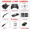 Sale Promotion Time ! RC Drone XS809W XS809HW Mini Foldable Selfie Drone with Wifi FPV 0.3MP 2MP Camera Altitude Hold Quadcopter