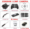 Sale Promotion Time ! RC Drone XS809W XS809HW Mini Foldable Selfie Drone with Wifi FPV 0.3MP 2MP Camera Altitude Hold Quadcopter