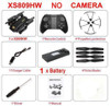 Sale Promotion Time ! RC Drone XS809W XS809HW Mini Foldable Selfie Drone with Wifi FPV 0.3MP 2MP Camera Altitude Hold Quadcopter