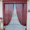 sale 300x300cm solid beige grey coffee purple white for door window screening rod pocket string curtain door divider curtains
