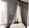 sale 300x300cm solid beige grey coffee purple white for door window screening rod pocket string curtain door divider curtains