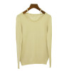 SALE 2016 Autumn Winter Women Casual Long Sleeves Cashmere Sweaters Back Hollow Out Wool Sweaters Women Pullovers Tops Wholesale