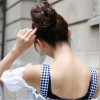 Sale 1pc Women Natural Hair Bun Fashion Synthetic Hair Chignon Extension Curly Scrunchie Hair Accesories HairBand