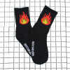 Sale 1 Pair Cotton 9 Patterns Women Men Cotton Socks Funny Dinosaur Baseball Gun Fire Patterned Socks Creative Lovers Sock