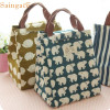 Saingace Lunch BagThermal Insulated Tote Picnic Lunch Cool Bag Cooler Box Handbag Waterproof Canvas Lunch Bags Lunch With Rice