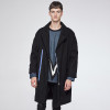 VIISHOW Mens Long Coats Autumn Winter Men's Fashion Zip Long Trench Coat Jacket Pea Coat Overcoat British Style FC40564