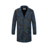 Viishow Long Trench Coat Casual Slim Fit Jacket Mens Camouflage Trench Overcoat  Pea Coats for Men M-XXL F102853