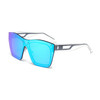 VictoryLip Oversized Rimless Men Women Brand Designer Large Frame Mirror Sunglasses Male Shades UV400 Mirror Sun Glasses Female