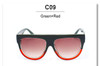 VictoryLip Fashion Celebrity Brand Designer Women Sunglasses Sun Glasses Flat Top Shield Lady Female Superstar Oversize Shades