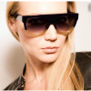 VictoryLip Fashion Celebrity Brand Designer Women Sunglasses Sun Glasses Flat Top Shield Lady Female Superstar Oversize Shades