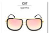 VictoryLip Hot Square Sunglasses Men Women Couple Luxury Brand Design Lady Shades Celebrity Brad Pitt Sun Glasses Superstar Male