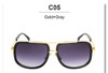 VictoryLip Hot Square Sunglasses Men Women Couple Luxury Brand Design Lady Shades Celebrity Brad Pitt Sun Glasses Superstar Male