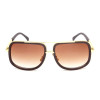 VictoryLip Hot Square Sunglasses Men Women Couple Luxury Brand Design Lady Shades Celebrity Brad Pitt Sun Glasses Superstar Male