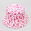 2-6T Baby Cartoon Print Bucket Sun Hat Floral Children Summer Panama Caps Baby Girls Fisherman Straw Hat Kids Boys Topee cap
