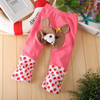 Unisex Boy Girl Baby Leggings PP Pants Cute Cartoon Aanimal Pattern Baby PP Pants Autumn Spring Kids Pants Cotton Trousers