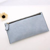 Scrub Matte Long Wallet Women Luxury Brand phone bag Womens Wallets And Purses Leather Clutches Solid Zipper