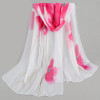 Scarf luxury brand spring 2017 fashion women silk scarf chiffon hijab print thin long scarves foulard