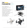 SBEGO 132 Mini Pocket Flying Car 2.4G 4CH Design 6-axis Gyro 360 Degree RC Quadcopter
