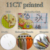 Sari beauty girl paintings home wall Decor counted print on canvas DMC Cross Stitch kits 11CT 14CT needlework Set DIY embroidery